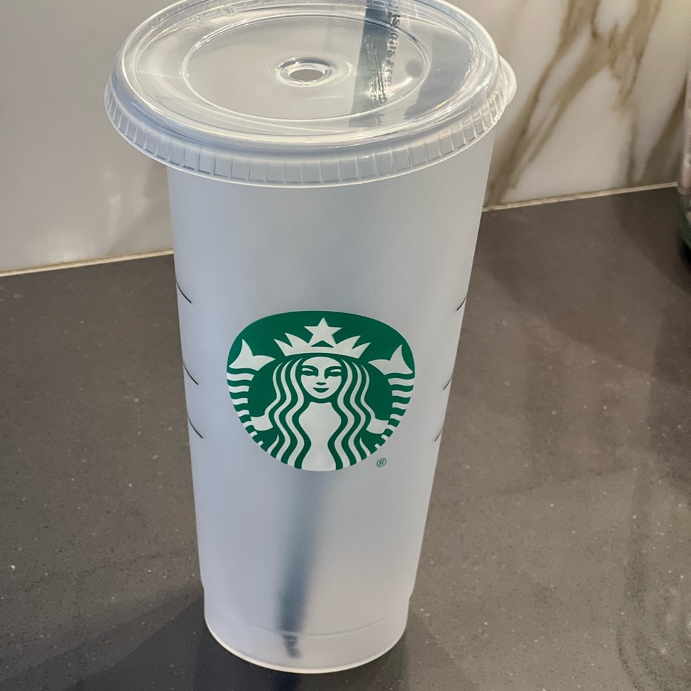 Starbucks cold cup to go 24 fl oz NWOT Set of Two